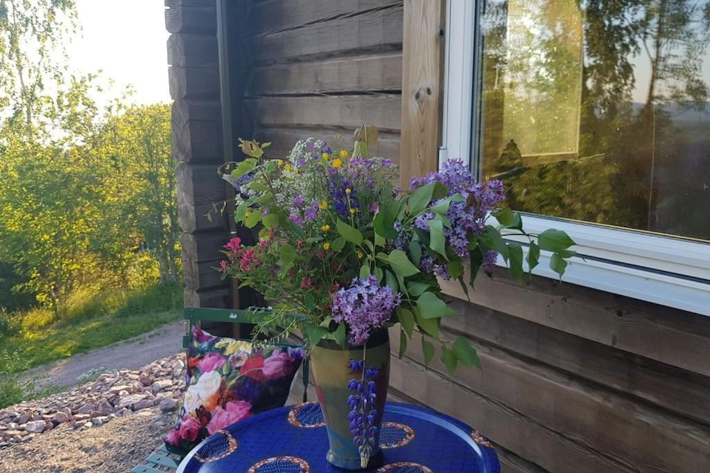 Utsikten -Exklusivt Nybyggt Timmerhus -Plintsberg. テルベリ エクステリア 写真