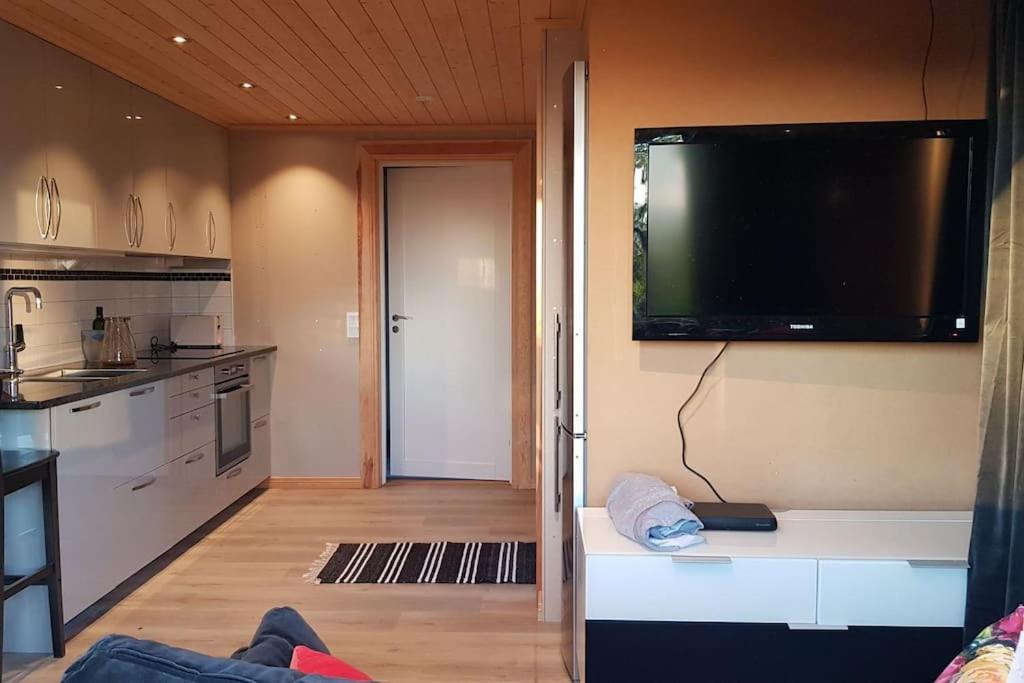 Utsikten -Exklusivt Nybyggt Timmerhus -Plintsberg. テルベリ エクステリア 写真