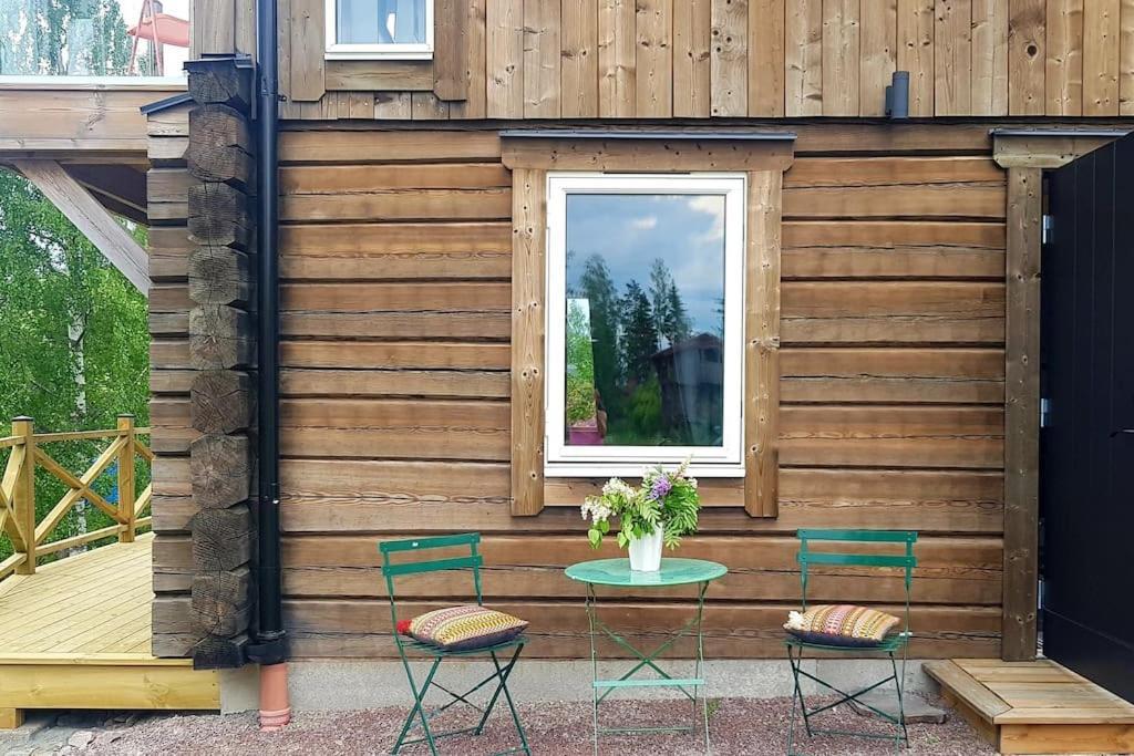Utsikten -Exklusivt Nybyggt Timmerhus -Plintsberg. テルベリ エクステリア 写真